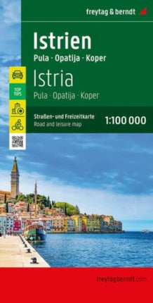 Istria  cycling map