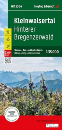 Kleinwalsertal Hiking Cycling  Leisure Map