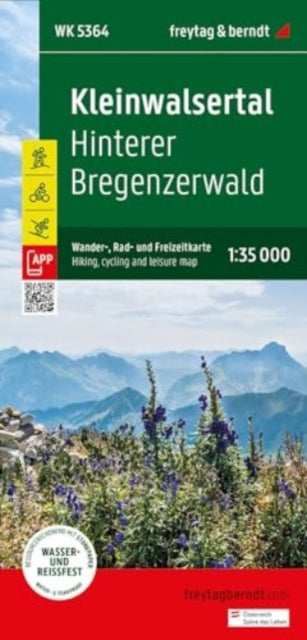 Kleinwalsertal Hiking Cycling  Leisure Map