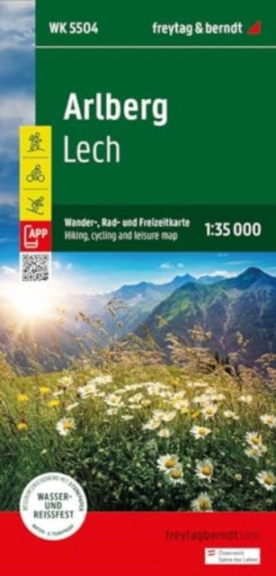 Arlberg  Lech Hiking Cycling  Leisure Map