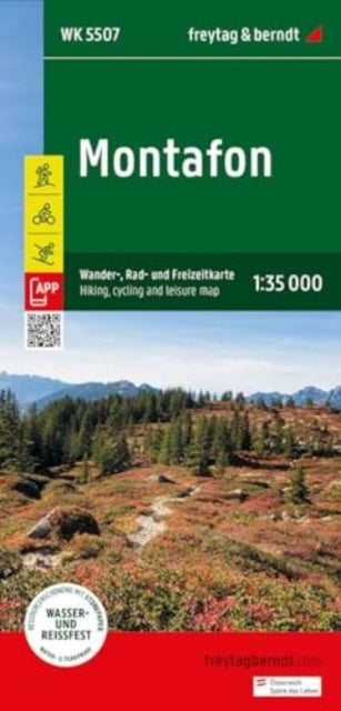 Montafon Hiking Cycling  Leisure Map