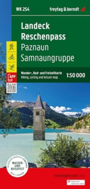 Landeck  Reschenpass Hiking Cycling  Leisure Map