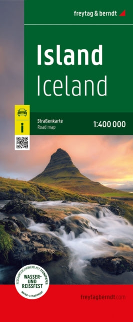 Island Straßenkarte 1400.000 freytag  berndt