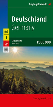Deutschland Straßenkarte 1500.000 freytag  berndt
