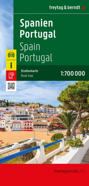 Spanien  Portugal Straßenkarte 1700.000 freytag  berndt