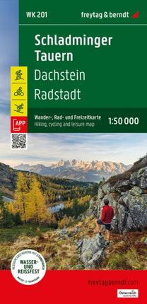 Schladminger Tauern Wander Rad und Freizeitkarte