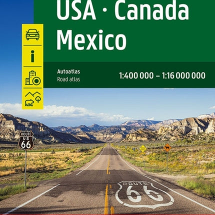 USA  Canada  Mexico Autoatlas 1400.000