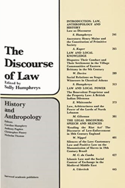 Discourse Of Law