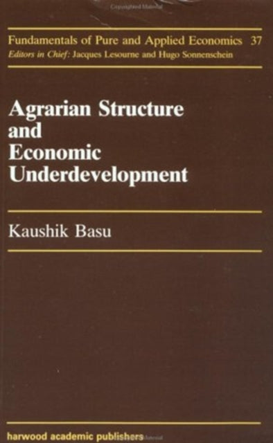 Agrarian Structure And Economi