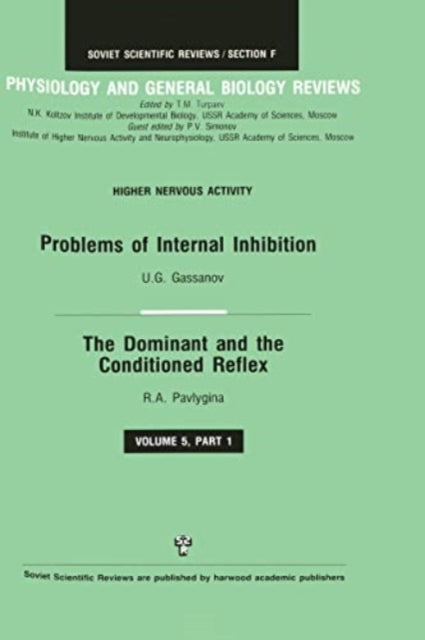 Problems of Internal Inhibition