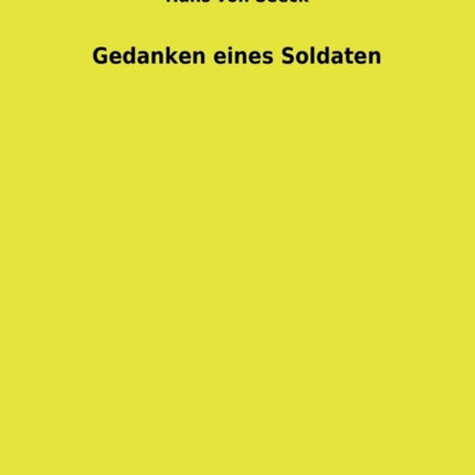 Gedanken Eines Soldaten