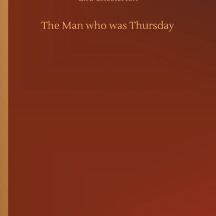 The Man who was Thursday