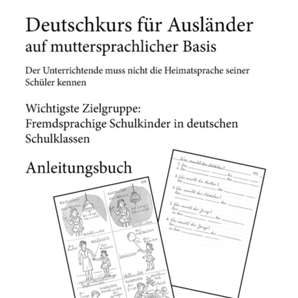 Deutschkurs für Ausländer auf muttersprachlicher Basis - Anleitungsbuch