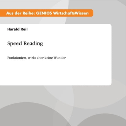 Speed Reading Funktioniert wirkt aber keine Wunder