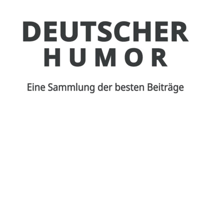 Deutscher Humor: Eine Sammlung der besten