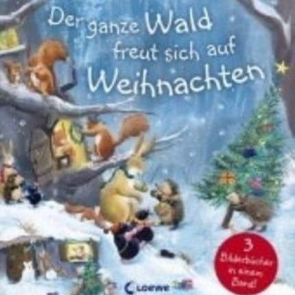 Der ganze Wald freut sich auf Weihnachten Drei Weihnachtsgeschichten in einem Buch fr Kinder ab 4 Jahre