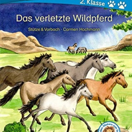Leselöwen 2. Klasse  Das verletzte Wildpferd