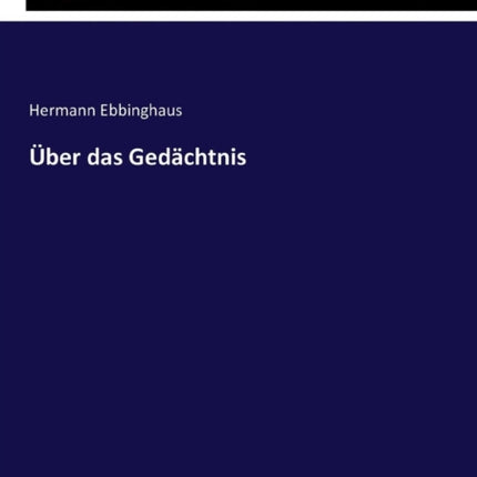 Über das Gedächtnis