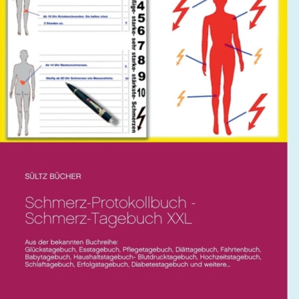 Schmerz-Protokollbuch - Schmerz-Tagebuch XXL