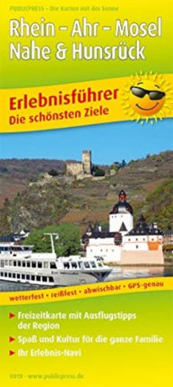 Rhine - Ahr - Moselle, Nahe & Hunsruck, adventure guide and map 1:140,000