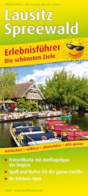 Lausitz - Spreewald, adventure guide and map 1:170,000