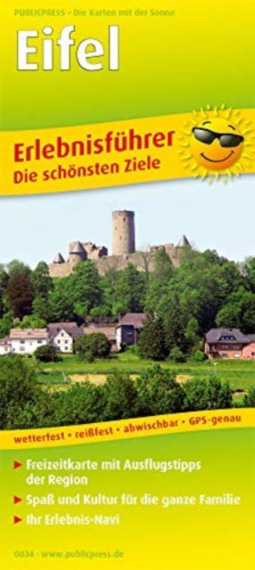 Eifel, adventure guide and map 1:170,000