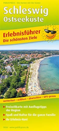 Schleswig - Baltic Sea coast, adventure guide and map 1:120,000