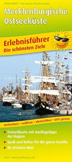 Mecklenburg Baltic Sea coast, adventure guide and map 1:180,000