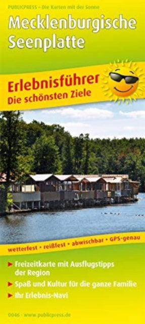 Mecklenburg Lake District, adventure guide and map 1:180,000