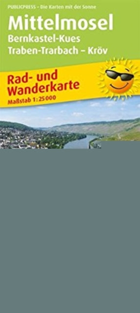 Middle Moselle, cycling and hiking map 1:25,000