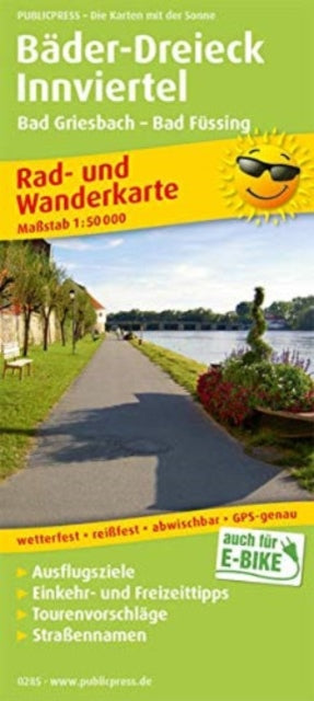 Spa triangle - Innviertel, cycling and hiking map 1:50,000