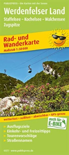 Werdenfelser Land, cycling and hiking map 1:50,000