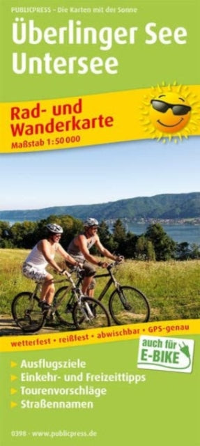 UEberlinger See - Untersee, cycling and hiking map 1:50,000