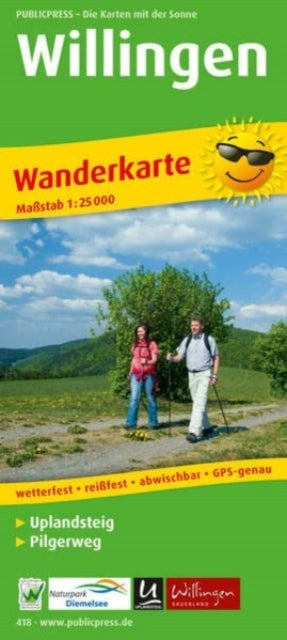 Willingen, hiking map 1:25,000