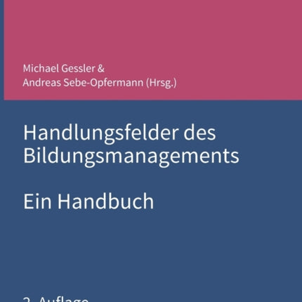 Handlungsfelder des Bildungsmanagements