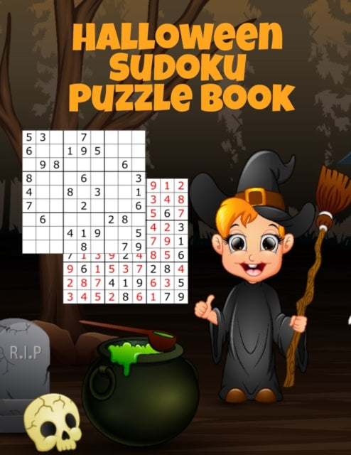 Halloween Sudoku Puzzle Book: Easy To Medium To