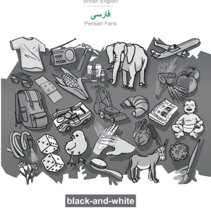 BABADADA black-and-white, British English - Persian Farsi (in arabic script), visual dictionary - visual dictionary (in arabic script): British English - Persian Farsi (in arabic script), visual dictionary