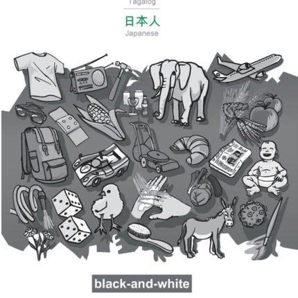 BABADADA black-and-white, Wikang Tagalog -