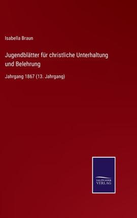 Jugendblätter für christliche Unterhaltung und