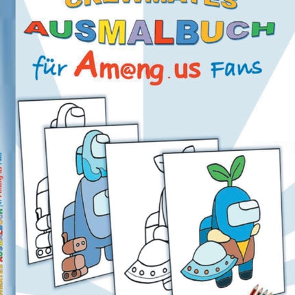 Das Crewmates Ausmalbuch für Am@ng.us Fans: