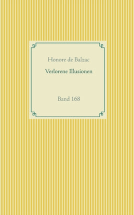 Verlorene Illusionen: Band 168