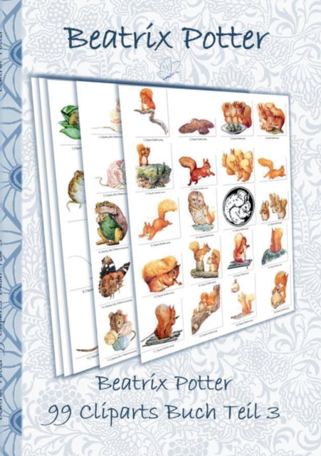 Beatrix Potter 99 Cliparts Buch Teil 3 ( Peter