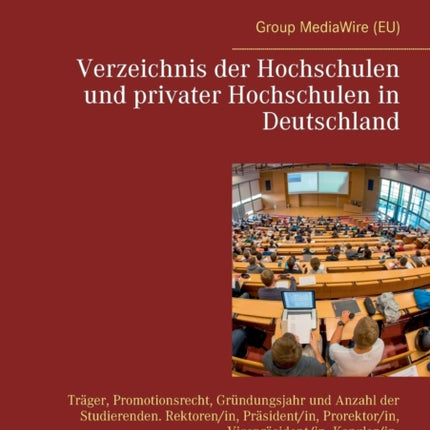 Verzeichnis der Hochschulen und privater Hochschulen in Deutschland