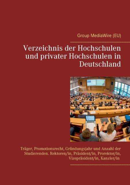 Verzeichnis der Hochschulen und privater Hochschulen in Deutschland