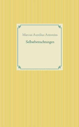 Selbstbetrachtungen