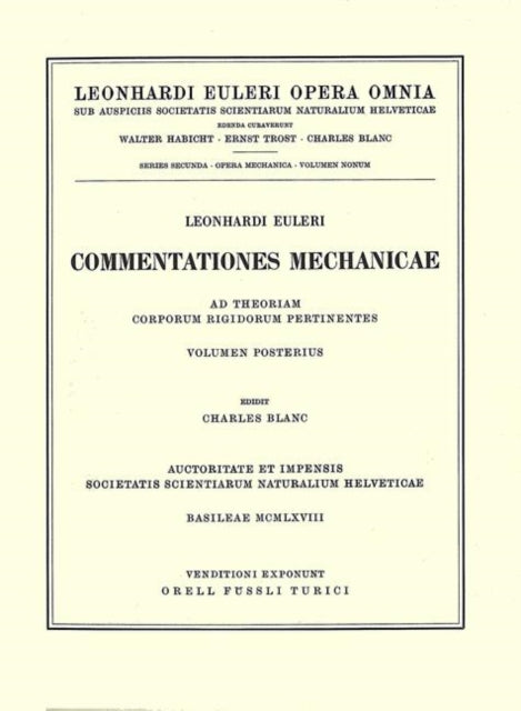 Mechanica corporum solidorum 2nd part