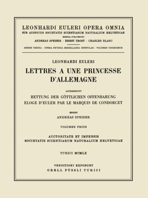 Lettres a une princesse d'Allemagne 1st part