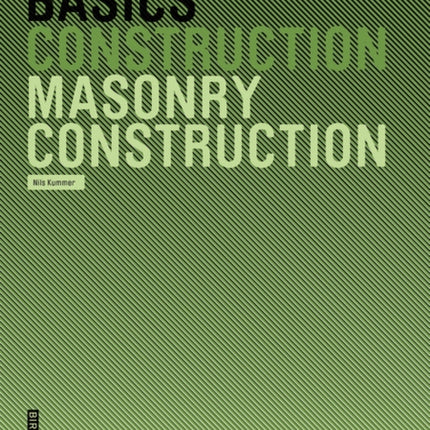 Basics Masonry Construction