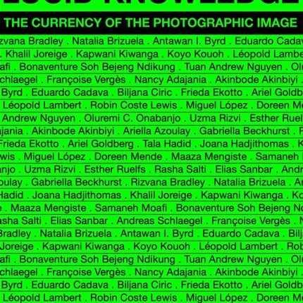 Lucid Knowledge: The Currency of the Photographic Image