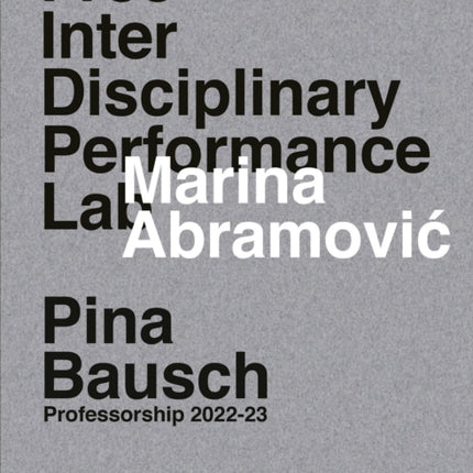 Marina Abramovic. Free Interdisciplinary